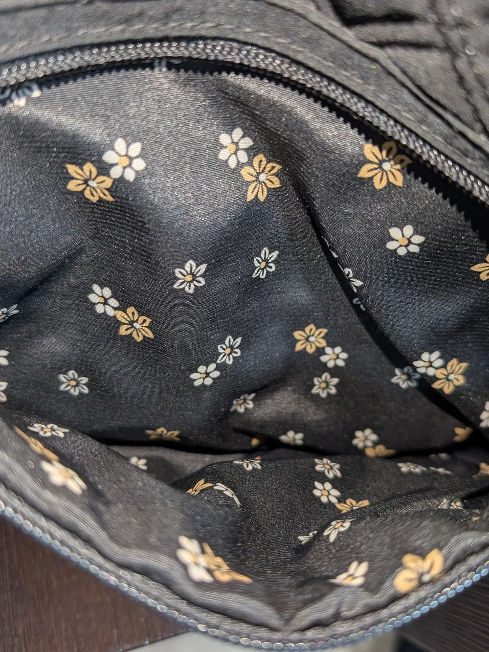 Vera Bradley Black Quilted Crossbody Bag